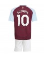 Aston Villa Emiliano Buendia #10 Heimtrikotsatz für Kinder 2024-25 Kurzarm (+ Kurze Hosen)